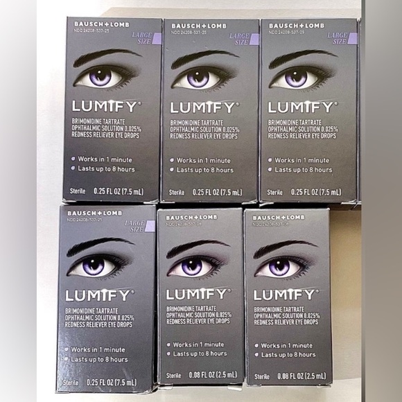 Lumify Eye Drops x 6 4 LARGE 2 Small 2027 - Picture 1 of 6